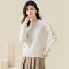 100% Cashmere Pullover Top with Love Little Brooch