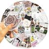 50pcs Clean Girl INS Aesthetics Art Graffiti Stickers Phone Guitar Laptop Suitcase Cup Waterproof Cartoon Sticker Kids Toys