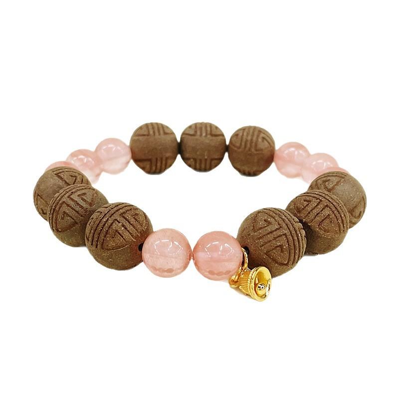 The same style as on Xiaohongshu: Chenpi and Danggui medicinal fragrance Chinese herbal bracelet, made of natural materials, handmade and original