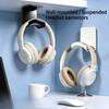 1PC No-drill Computer Headphone Hook Over-ear Headphone Stand Bluetooth Headset Storage Hook Headphone Stand