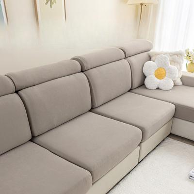 Simple Double-Layer Sofa Elastic Non-Slip Sofa Slipcover Living Room Four Seasons Universal Breathable Thickening Sofa Cushion Cover
