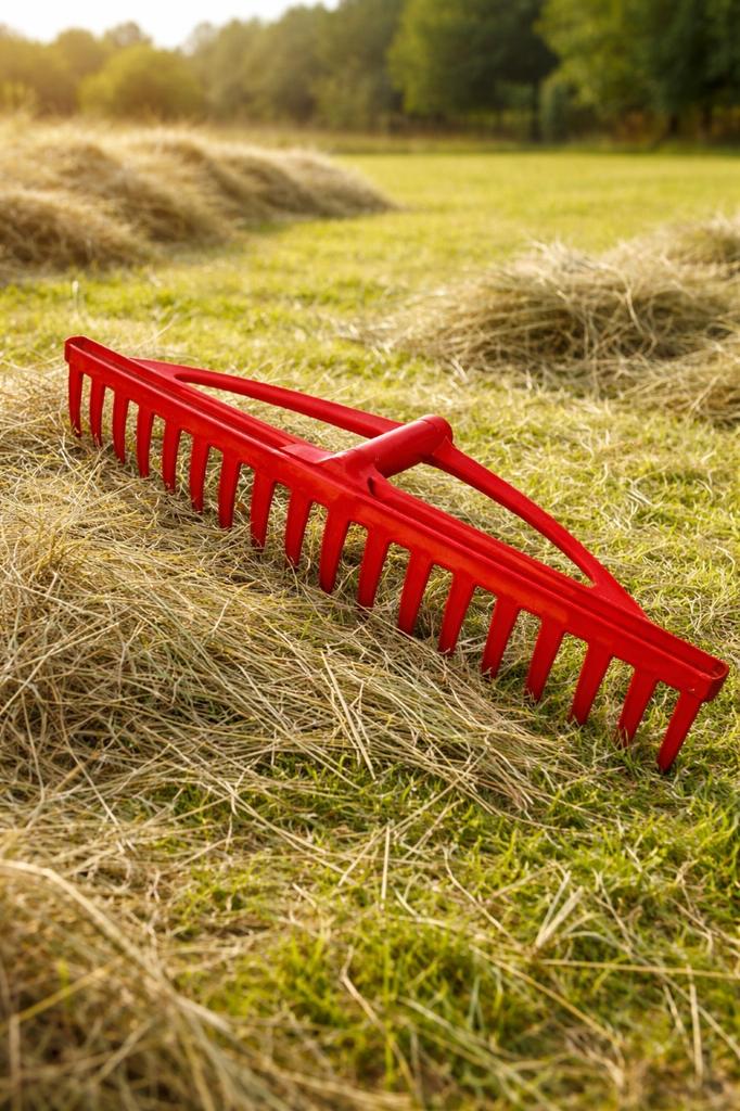 Grabie plastikowe do siana 18-zębne nieoprawne 60 cm lekkie 1 szt.