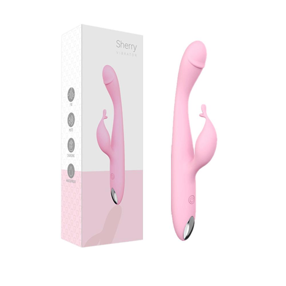 Shirley Charging Double G-Spot Vibrator Series Female Masturbation Massage Vibrating Spear Adult Supplies