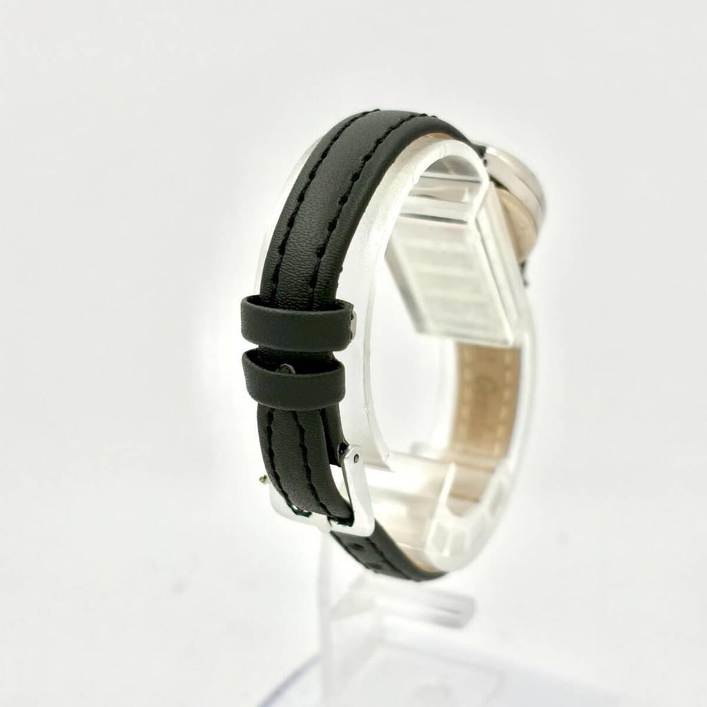 SEIKO Mechanical Cut Glass Ladies Watch Silver 231800 New Strap [Working Condition] Hand-Winding 1140-0060