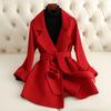 Double-sided cashmere coat women's slim-fit short autumn and winter new woolen coat wool coat