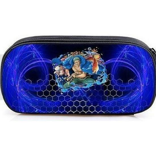Luffy Pen Case: Large-Capacity Cartoon Stationery Bag for Male Students