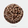 Leopard Print Fisherman Hat Thickened Warm Pot Hat Fashion Winter Bucket Hat  Outdoor