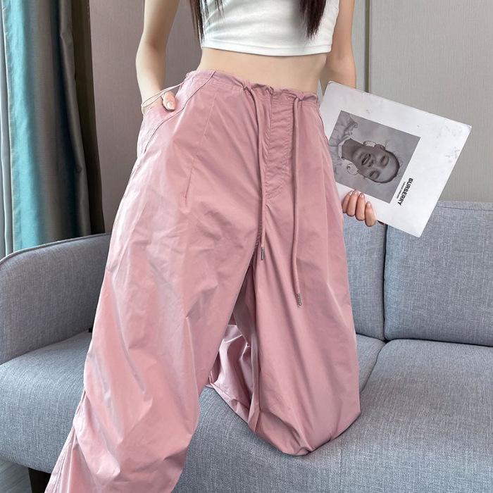 Women's 2025 Summer Petite Casual Cargo Pants