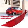 Rear Bumper Right Reflector Light Cover Compatible with Ford Fiesta 2009-2014 Professional Right Rear Bumper Tail Fog Light