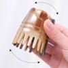 Cow Horn Hair Comb Meridian Comb Hairs Wash Scalp Massage Hair Treatment Device Natural Hair Care Brush Accessories For Women
