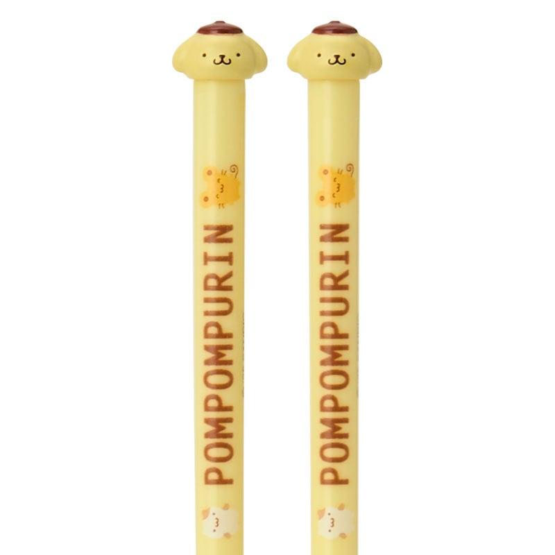 Sanrio Pompompurin Chopsticks with Mascot Japan NEW Sanrio Characters