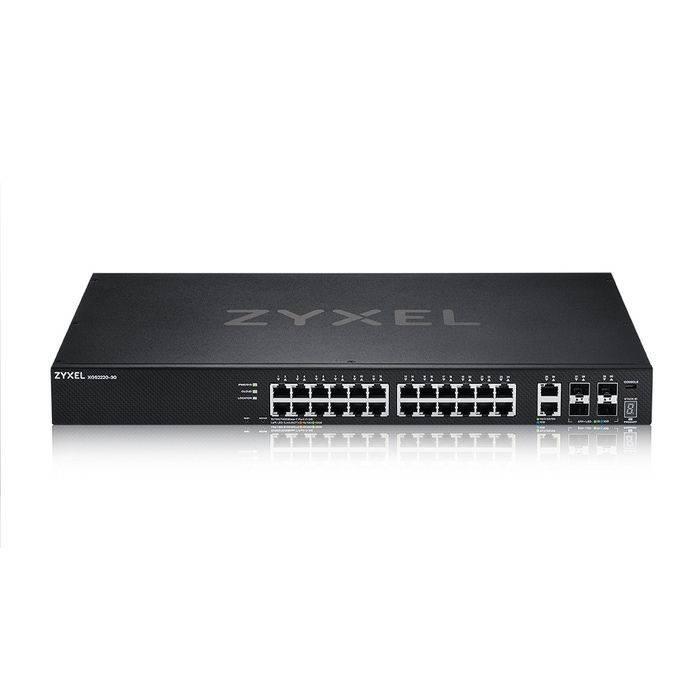 Switch - ZYXEL - XGS2220-30 - 24 Ports - 6 10G Uplink - L3 Access & Stacking