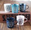 Minoru Pottery Mino Ware Moroccan Mug White 8 X H8.5cm