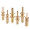 Reducer 3 4 5 6 8 10 Mm Hose Barb Brass Nickel Plated Brass Bulkhead Pipe Fitting Connector