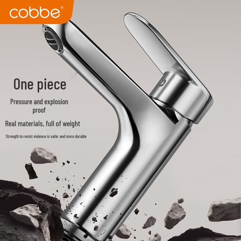 Kaibe Zinc Alloy Single-Handle Hot & Cold Bathroom Sink Faucet