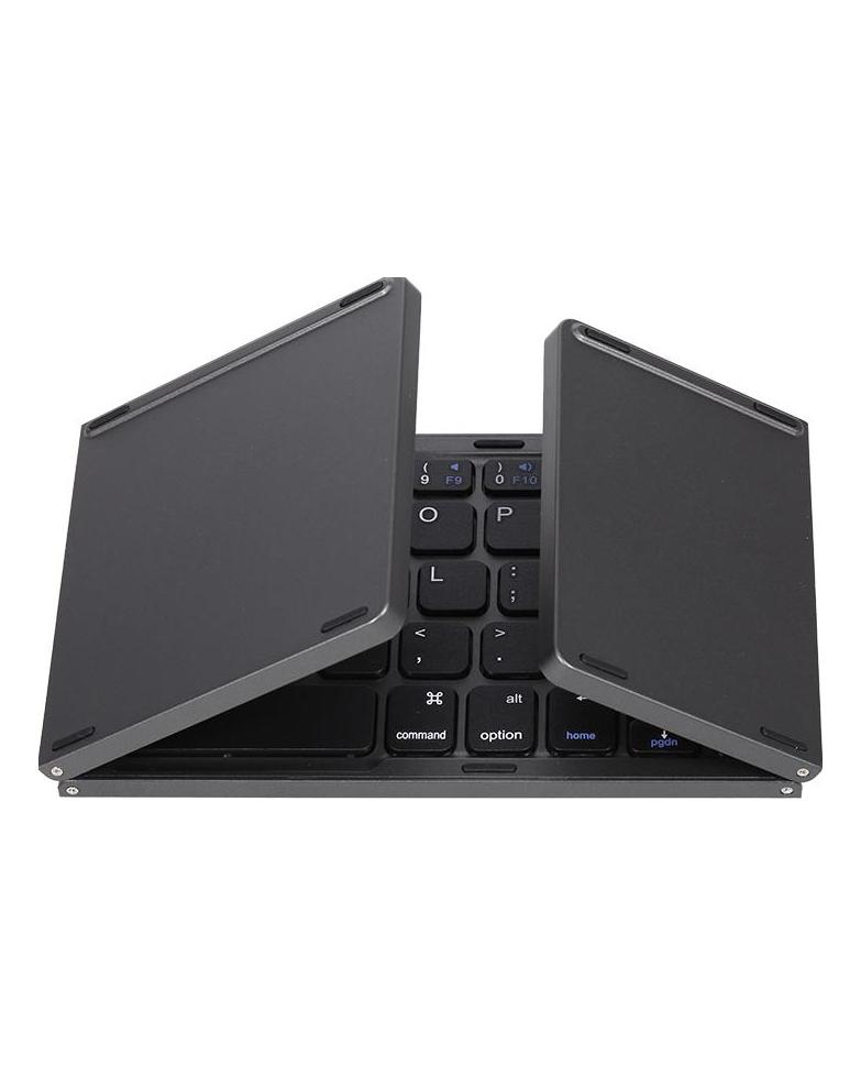 Bezprzewodowa klawiatura BT składana klawiatura Przenośna ultra cienka klawiatura BT z touchpadem dla