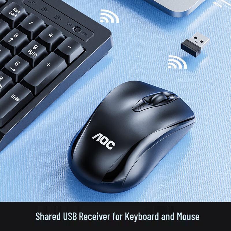AOC KM210 Wired Keyboard and Mouse Set