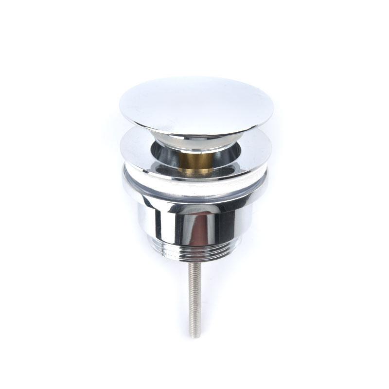 YuChen Modern Design Chrome Plated Stainless Steel Brass Pop Drain Screw Connection for Hotel Bathrooms Easy Clean 2-Year (White,Steel) белый