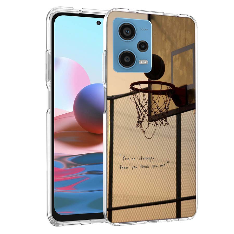Basketball Phone Case For Redmi Note 13 12 14 15 Pro Plus 13R 11 11T 11E 11S 10 Pro 10S 9 9S Cover Cell Clear TPU Capa Cases Sho
