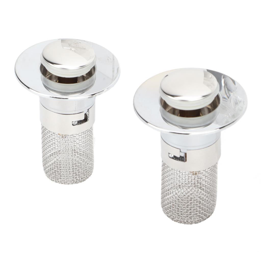 2 buc Dop chiuvetă baie Colector de păr de rezervă Pop-up Filtru sită pentru scurgere cu detașabil