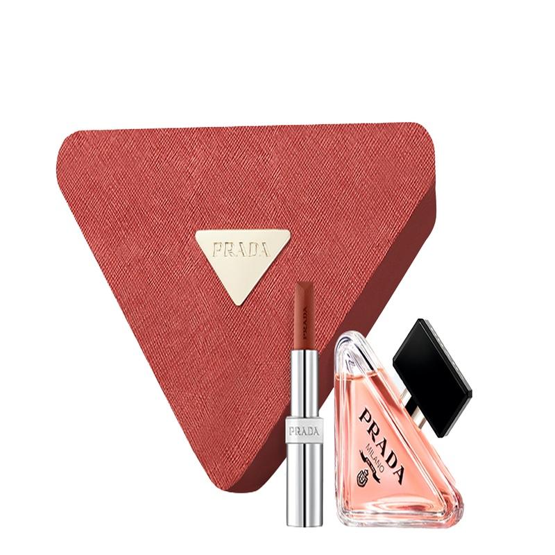 Prada Perfume set Lipstick I m Unpredictable Limited Edition EDP Lipstick Lipstick #U011 Smart Nude 3.8g + My Unpredictable Perfume 50ml