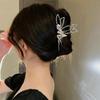 1 Pcs Metal Claw Clip For Shiny Rhinestone Crystal Little Angel Headwear Hairpin Girl Ponytail Claws Clips Elf Hairs Accessories