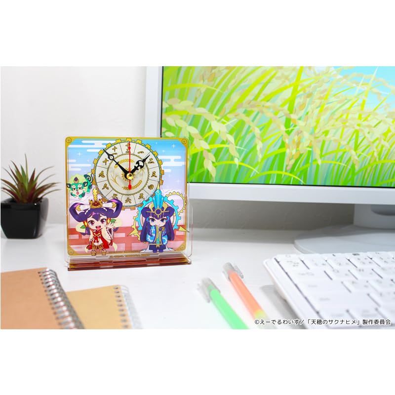 Of Rice and Ruin Petitchoco Mini Acrylic Table Clock Sakuna