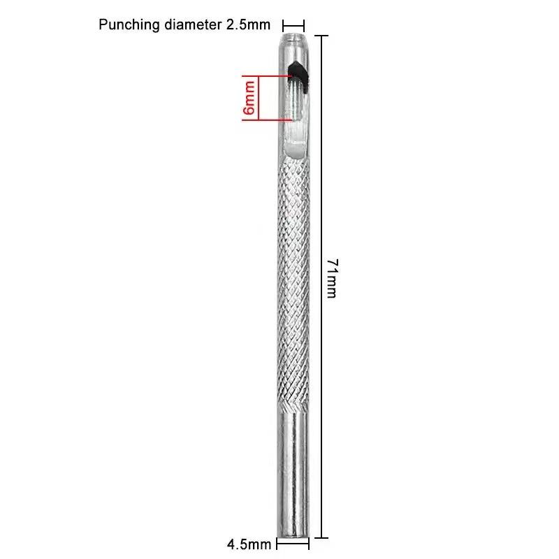Leather Punch Tool for Belts and Straps - Ideal for Waist Belts, Shoulder Straps, Shoes, Eyelets, and Watch Straps