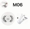 Portable Magnetic White Applicator Set for Glue-Free False Eyelashes