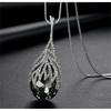 Fashion Crystal Studded Diamond Water Droplet Sweater Chain