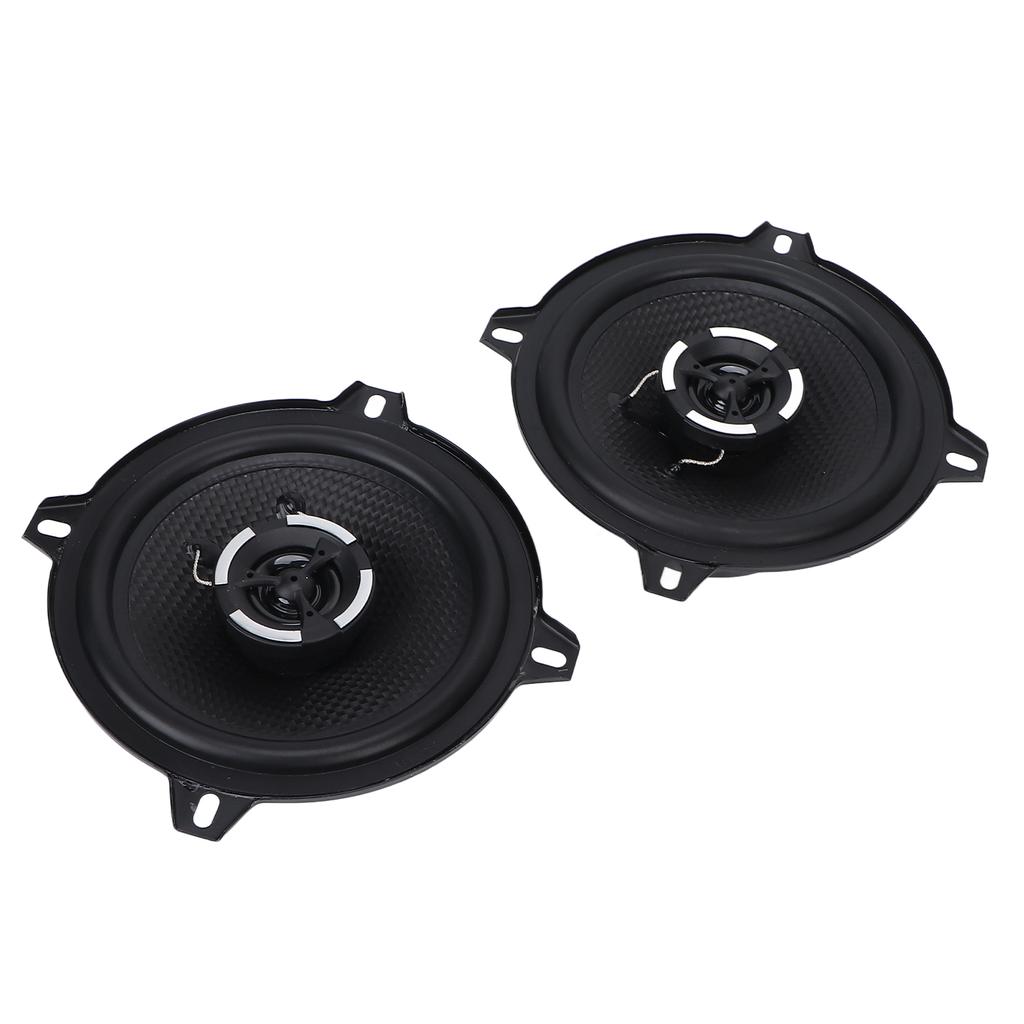 2PCS Car Audio Tweeter 5.2in 13.2cm 4 Ohm  70‑20KHZ 91dB 12V Round Speaker Universal Accessories