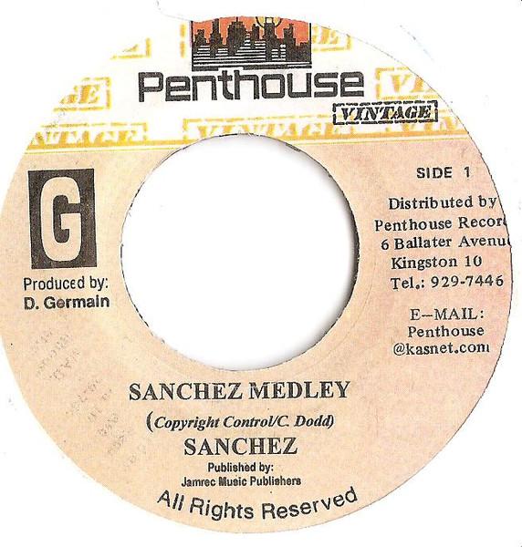 7-дюймовая пластинка SANCHEZ Сборник Санчеса NONE Penthouse Vinta Ямайка Регги Ска Даб Б/у
