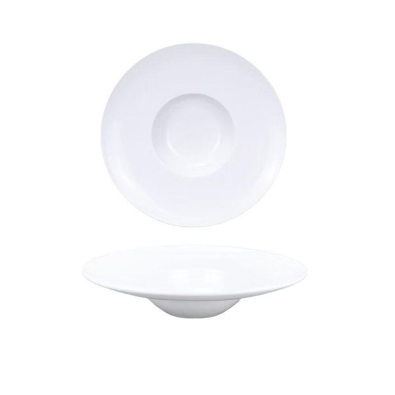 Pure White Ceramic Soup & Pasta Bowl