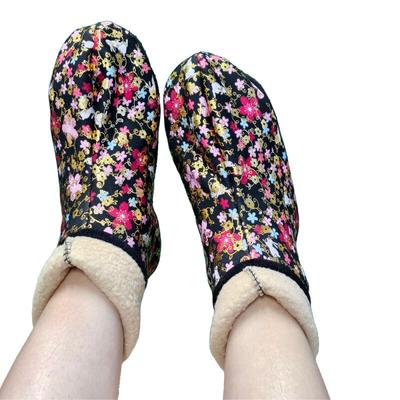 Retro Magic Socks with Flower Pattern