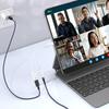 USB C auf 3,5mm Anschluss USB C Splitter Adapter Ladekabel Draht 2 in 1 Unterstützt 15W Schnellladung für Kopfhörer Tablets