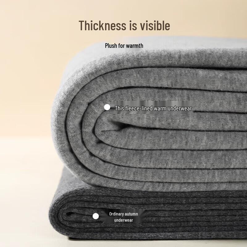 Septwolves Men's Thickened Thermal Underwear Set