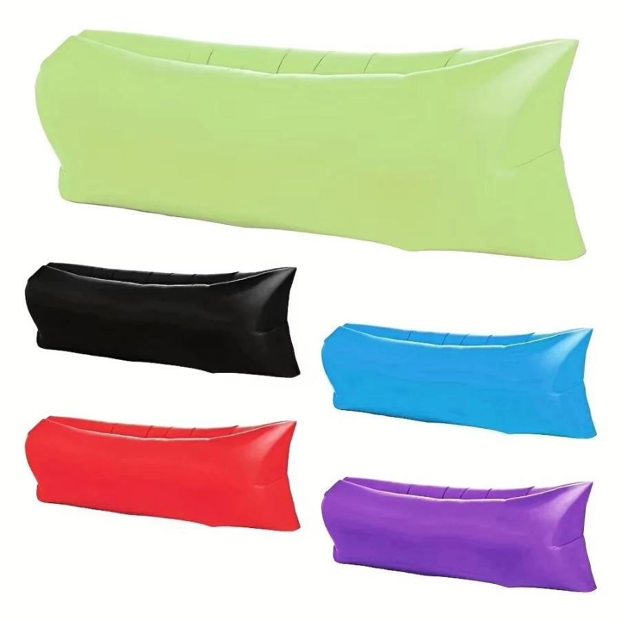 Inflatable Sofa Bag Portable Camping Sofa Mattress Music Festival Recliner Outdoor Mat Air Cushion Beach Lounger