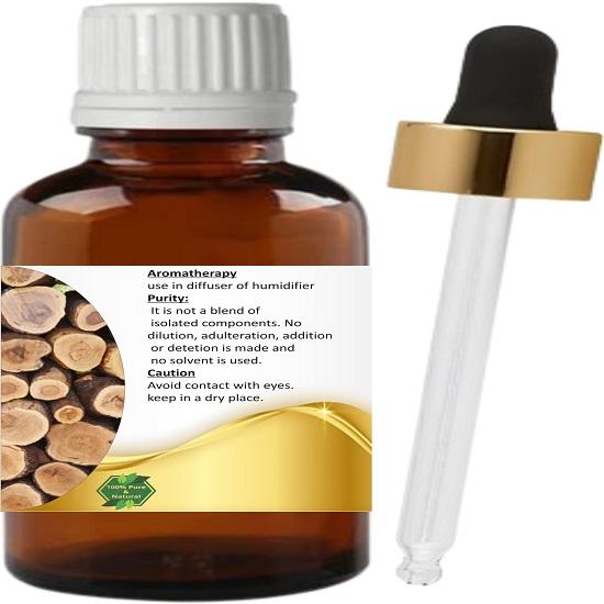 Levenmooi Sandalwood Indian (Santalum album) Pure & Natural Therapeutic Grade Essential Oil Glass