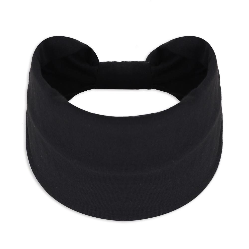 Cross-Border Women's Wide Cotton Elastic Sports Headband