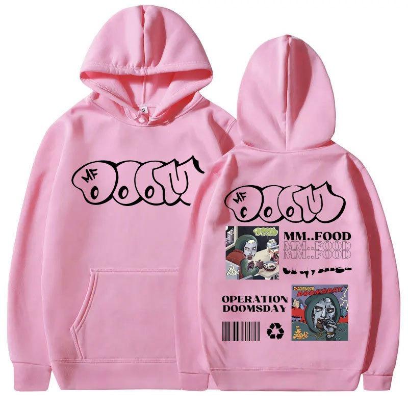 Rapper Mf Doom MM FOOD Doomsday Album Graphic Hoodie Men New Fashion Hoodies Funny Printing Hoodie Harajuku Sweatshirts Men Long