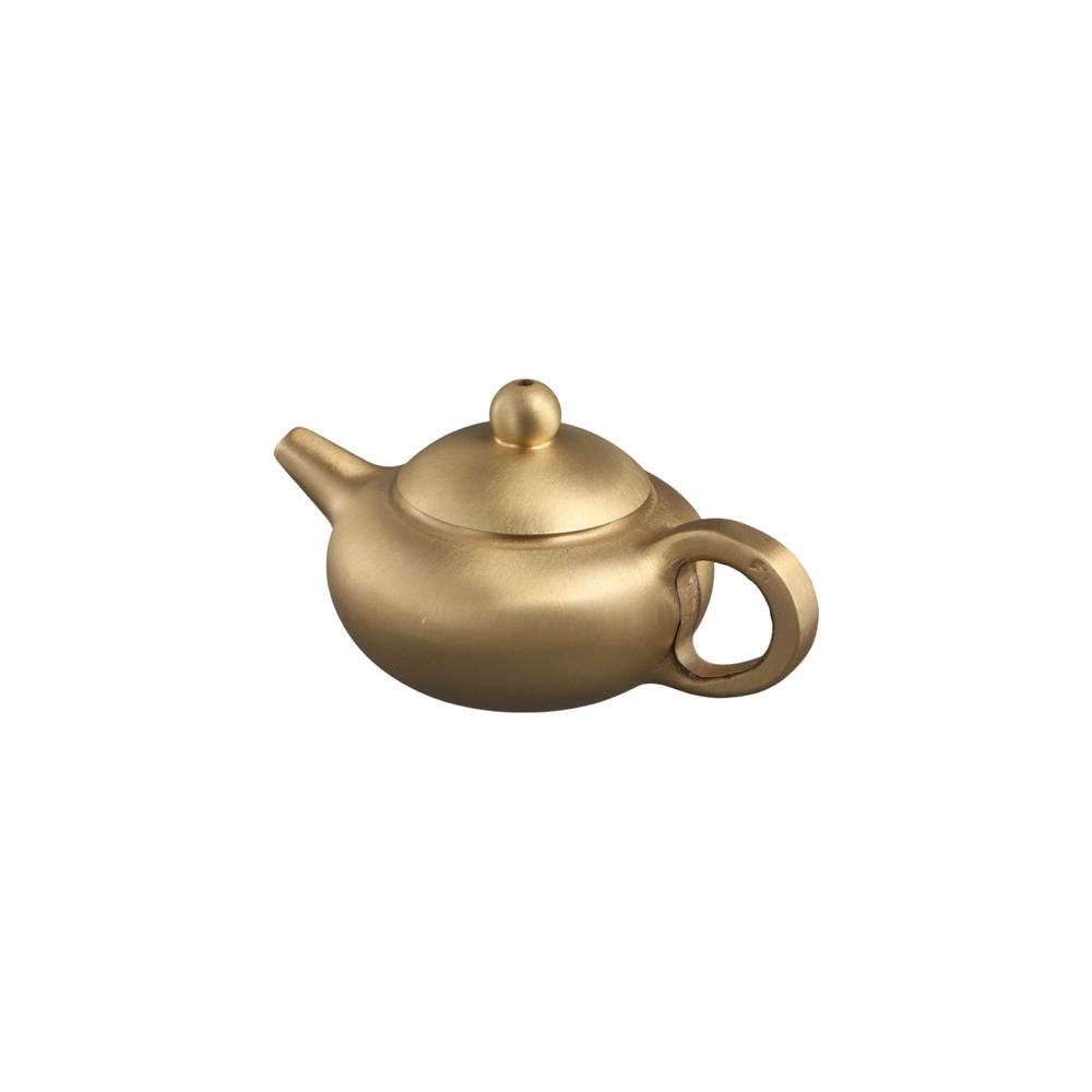 Office Tea Set Copper Ornaments Brass Small Teapot Small Item Organizer Metal Handicrafts