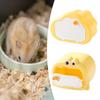 Hamster Hideout Mini Hut with Wide Entrance Sleeping Den Cage Accessory for Hamster Habitat and Enrichment