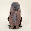 80 * 80CM Embroidered Square Scarf Decorative Silk Scarf Fashion Versatile Rose Headband