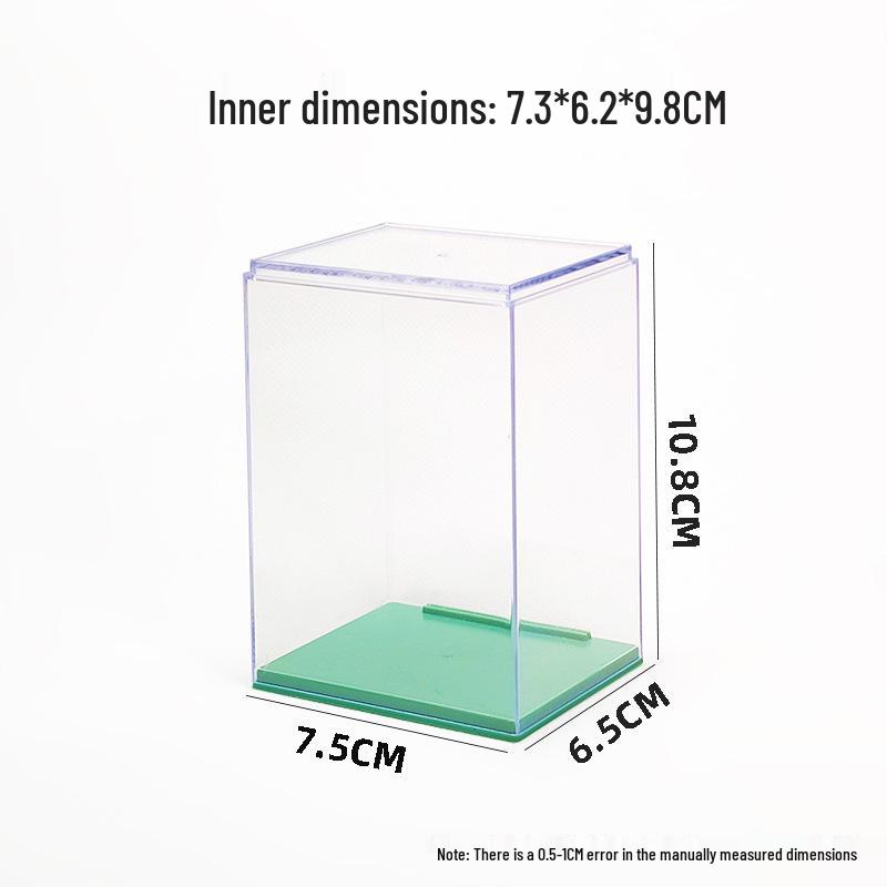 Transparent Dustproof Display Box for LEGO Figures and POP MART Dolls