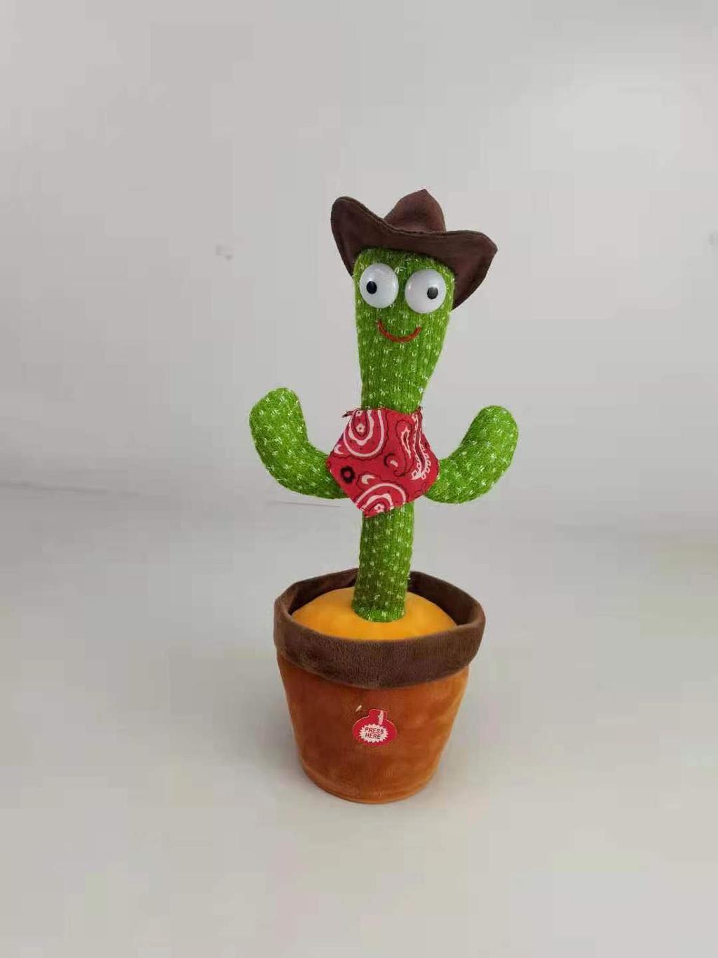 Enchanting Dancing Cactus Musical And Talking Plush Toy