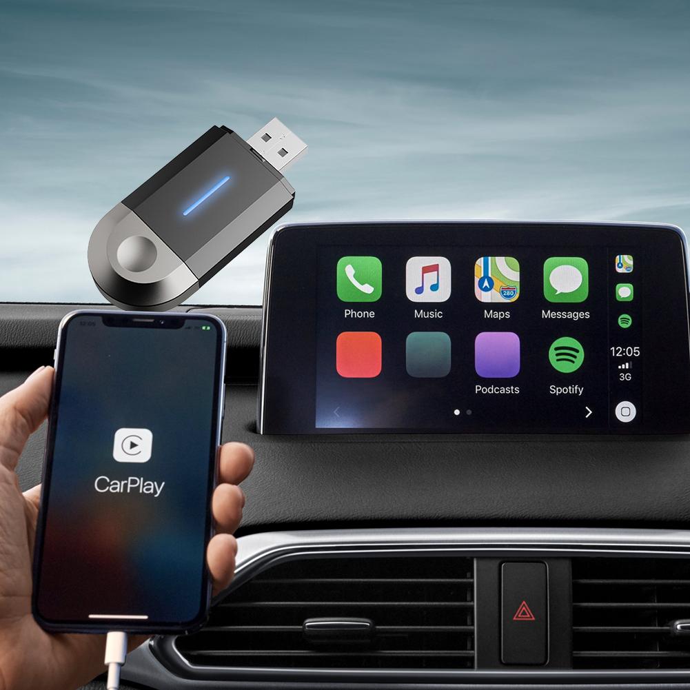 USB Car Dongle WiFi Wireless Carplay Android Auto Adapter Wired To Wireless USB Dongle for OEM Wired CarPlay/Andriod Auto Cars