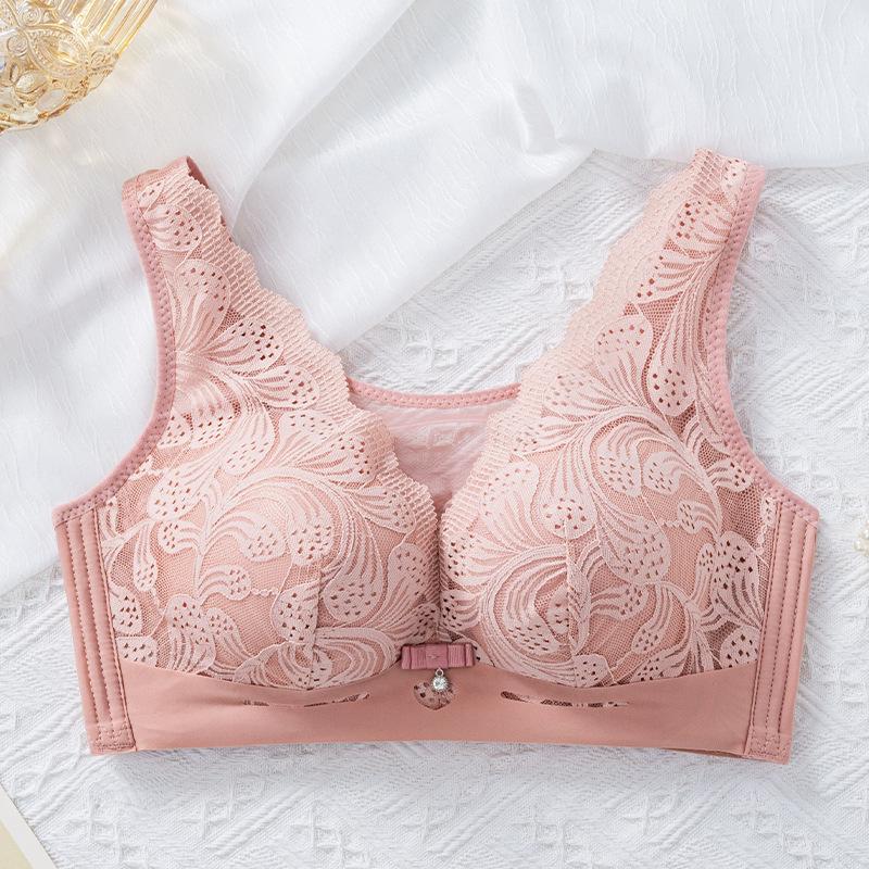 Anti Sagging Bra Women's Summer Strapless Thin Cup Style Plus Size No Steel Ring Bra