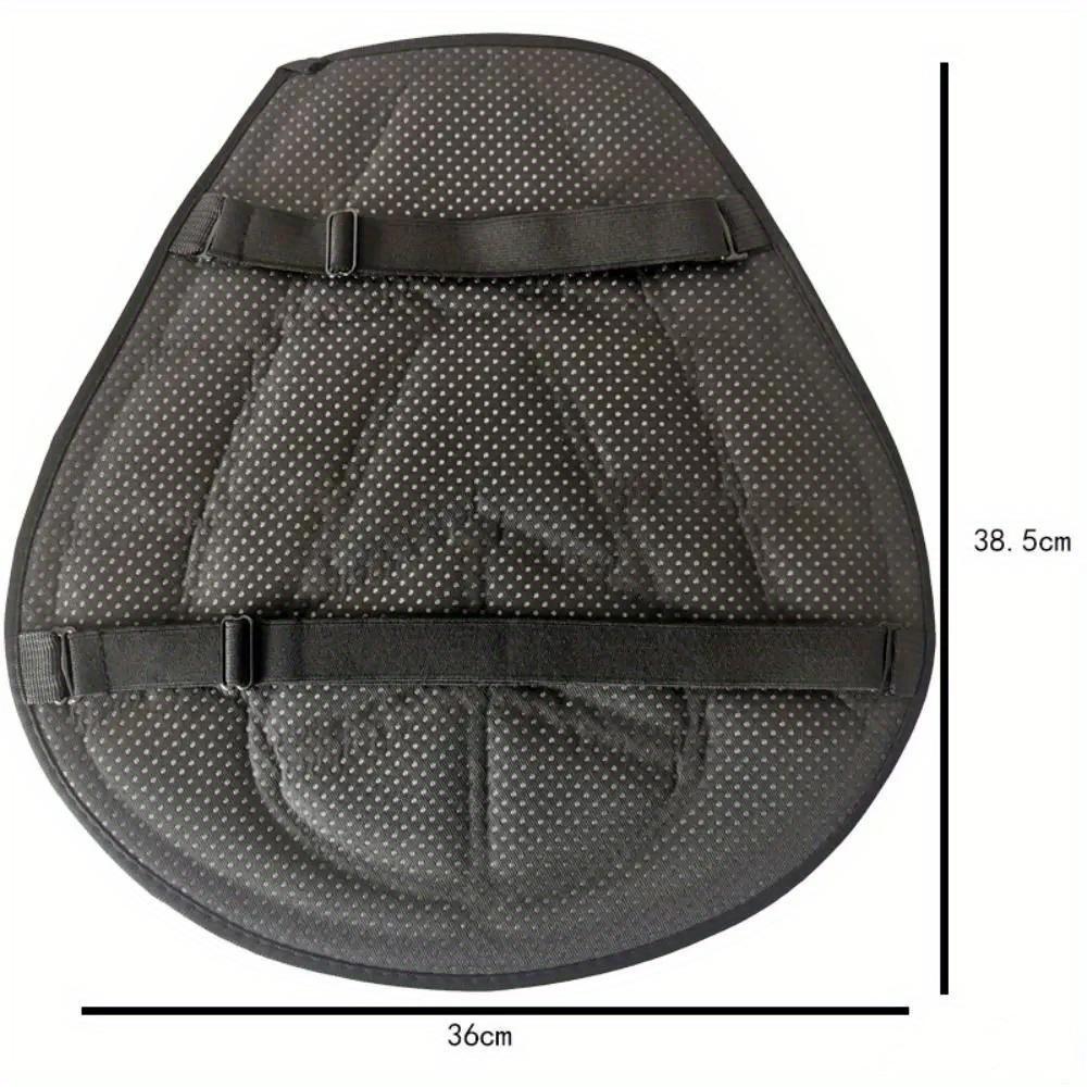 Motorrad Universal Kissenbezug Motorrad 3D Komfort Sitzkissen Rutschfest Stoßdämpfend Sitz