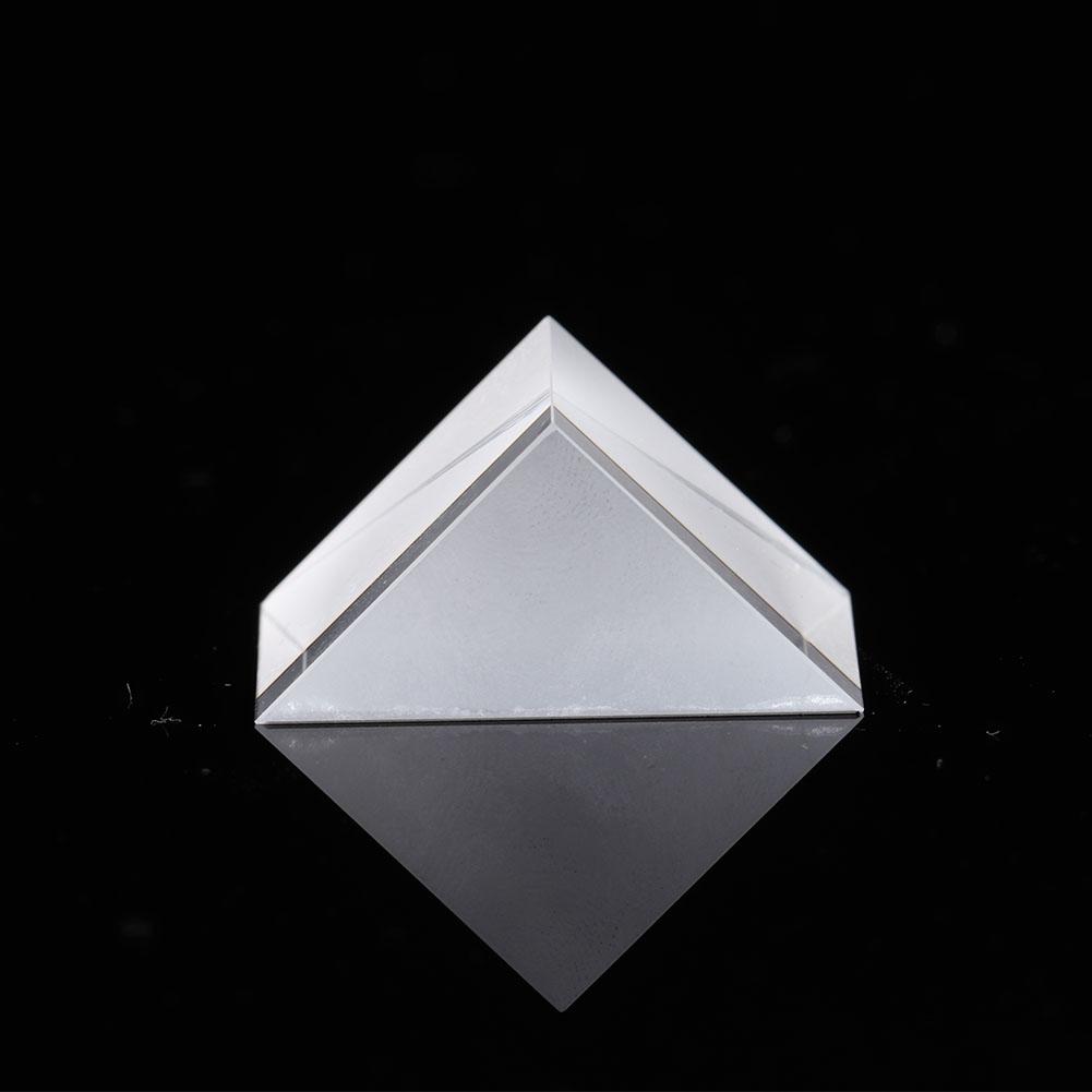 Triangular Prism K9 Optical Glass Triangular Prism for Teaching Tool Gift20x20x20mm