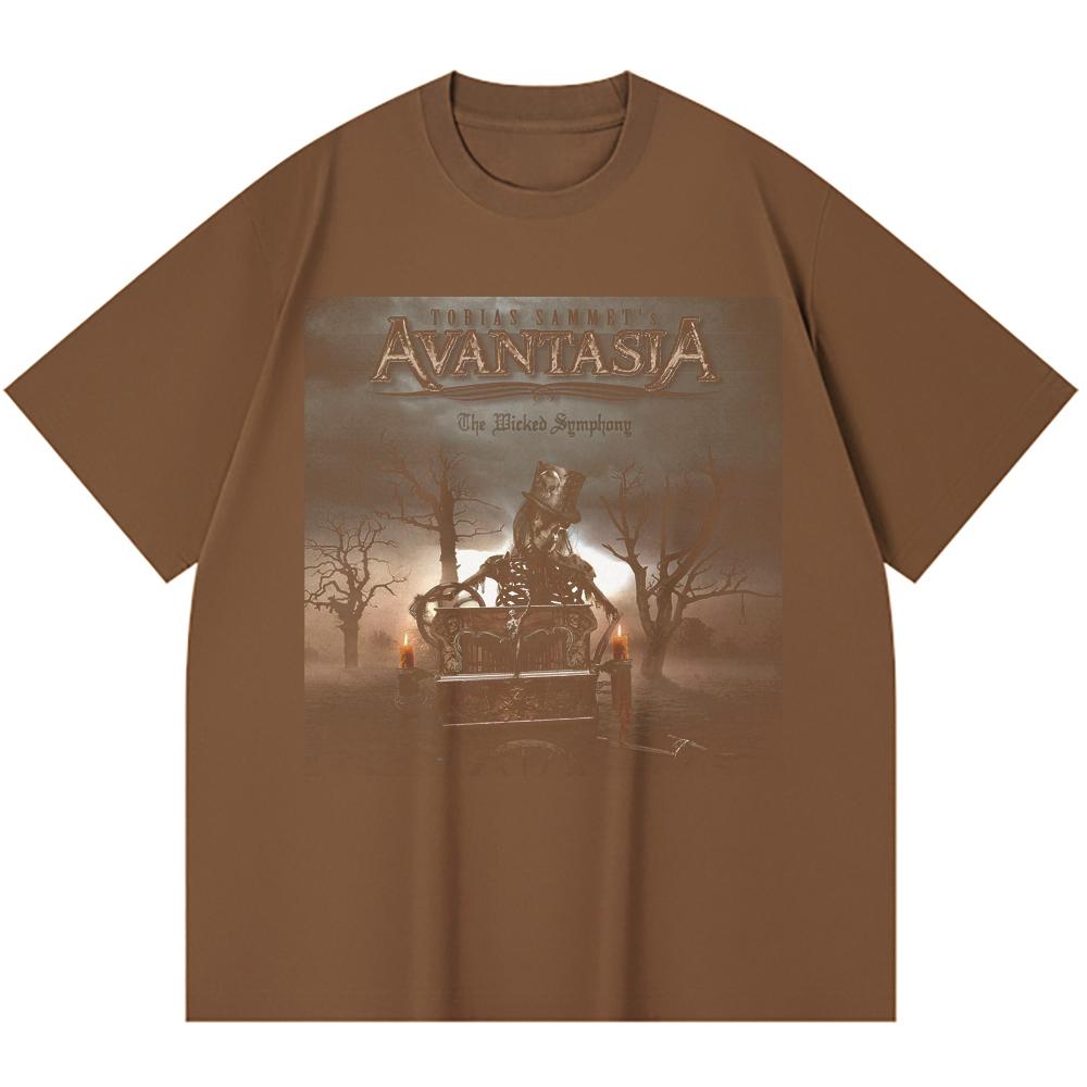 230 Gsm 100% Cotton Heavy Metal T-Shirt  Rock Band Popular Music Print Unisex Heavy Cotton T Shirt